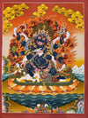 Six Arm Mahakala Thangka - Art Of Tibet
