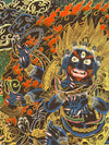 Six Arm Mahakala Thangka - Art Of Tibet