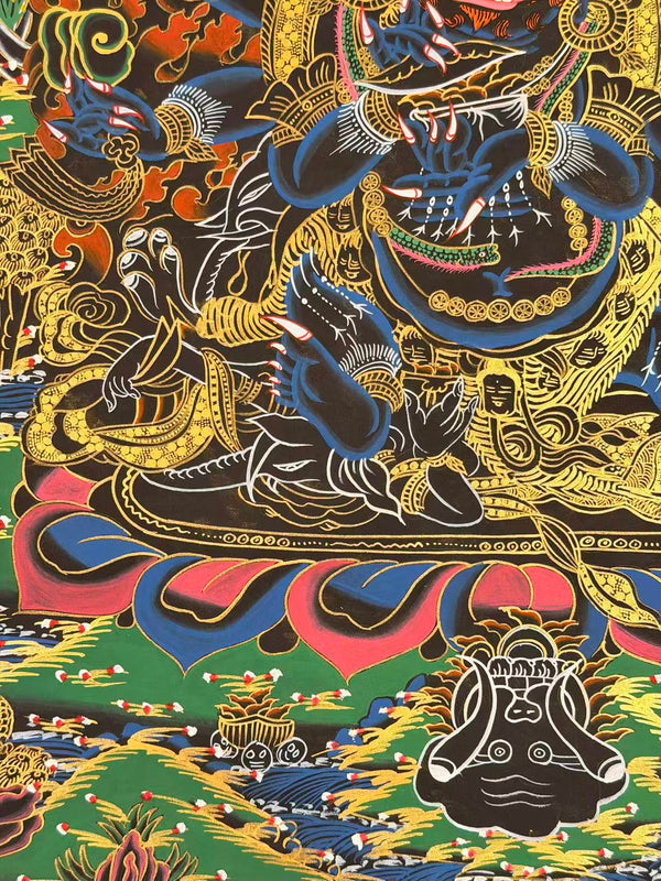 Six Arm Mahakala Thangka - Art Of Tibet