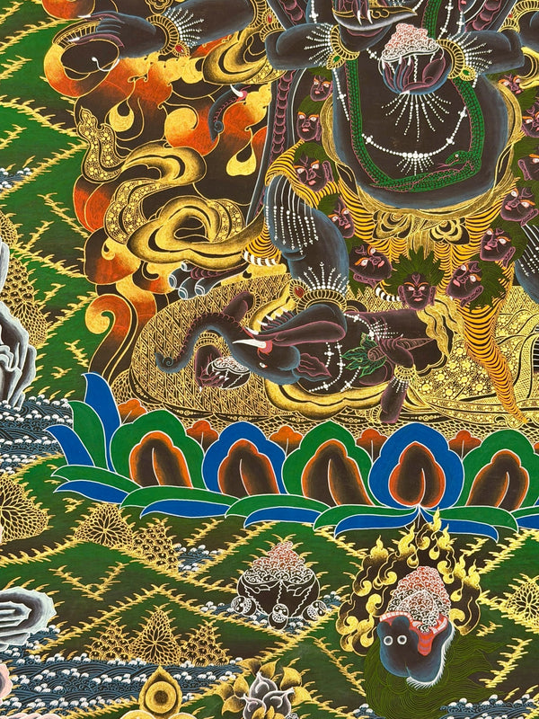 Six Arm Mahakala Thangka - Art Of Tibet
