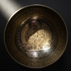 Chenrezig with Om Mantra Carved Singing Bowl