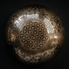Spiritual Kalachakra Mandala Carved Singing Bowl - Art Of Tibet