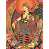 Standing White Tara Thangka - Art Of Tibet