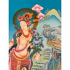 Standing White Tara Thangka - Art Of Tibet