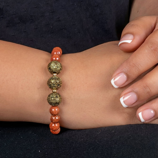 Sunstone Love Bracelet - Art Of Tibet