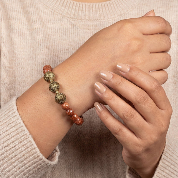 Sunstone Love Bracelet - Art Of Tibet