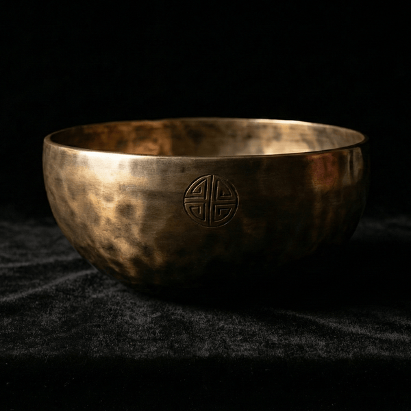 Super Flower Blood Moon Tibetan Singing Bowl - Art Of Tibet