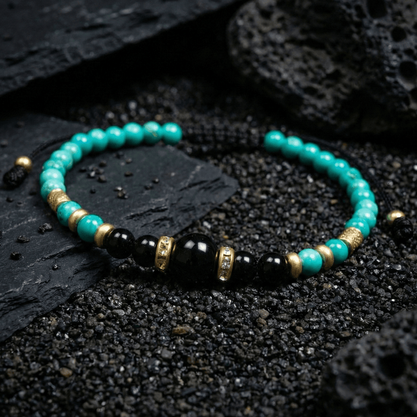 Tibetan Turquoise Elevate The Mind Bracelet - Art Of Tibet