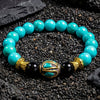 Tibetan Turquoise Elevate The Mind Bracelet - Art Of Tibet