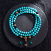 Tibetan Turquoise Elevate The Mind Mala - Art Of Tibet