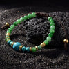 Tibetan Turquoise & Jade Harmony Bracelet - Art Of Tibet