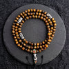 Tiger Eye Dzi Beads Mala - Art Of Tibet