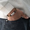 Tiger Eye & Dzi Beads Motivation Bracelet - Art Of Tibet