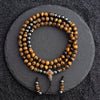Tiger Eye & Hematite Mala – Strength & Balance - Art Of Tibet
