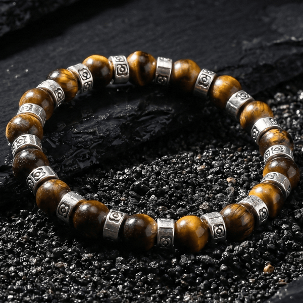Tiger Eye Shield Bracelet - Art Of Tibet