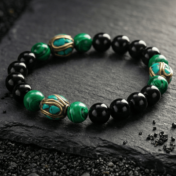 Triple Protection Onyx Bracelet - Art Of Tibet