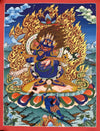 Two Arm Mahakala Thangka - Art Of Tibet