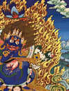 Two Arm Mahakala Thangka - Art Of Tibet