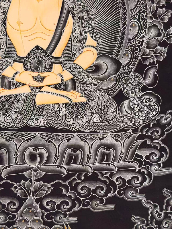 Vairocana Buddha Thangka Painting - Art Of Tibet