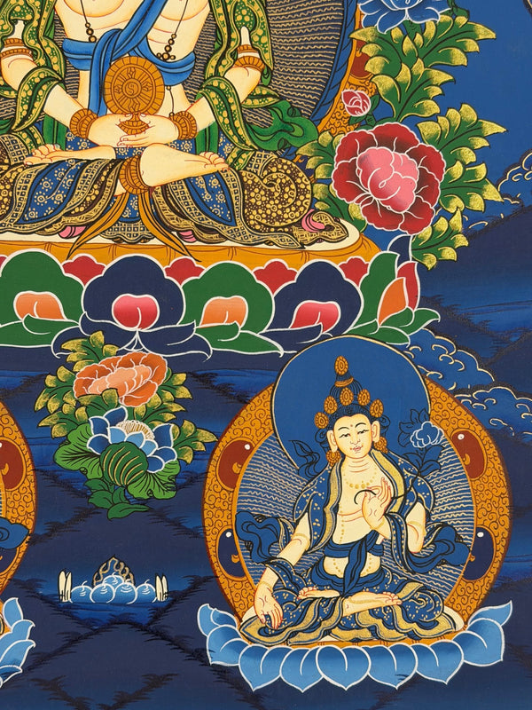 Vairocana Buddha Thangka Painting - Art Of Tibet