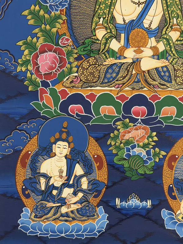 Vairocana Buddha Thangka Painting - Art Of Tibet