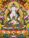 Vairocana Buddha Thangka Painting - Art Of Tibet