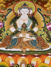 Vairocana Buddha Thangka Painting - Art Of Tibet