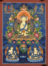 Vairocana Buddha Thangka Painting - Art Of Tibet