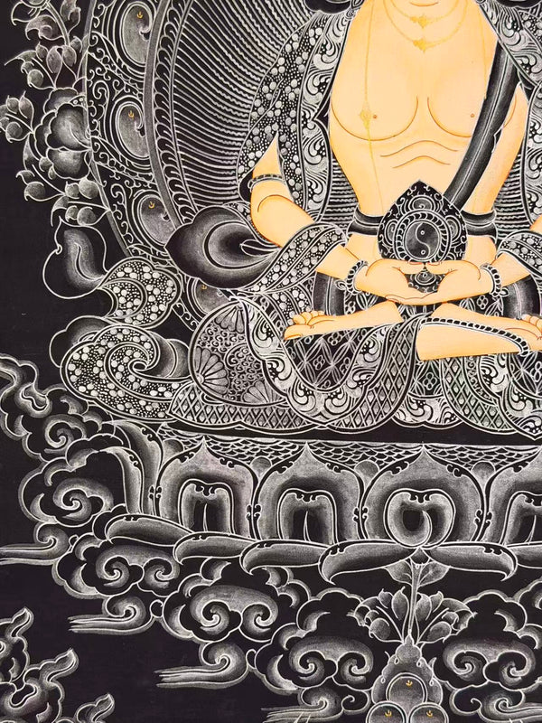 Vairocana Buddha Thangka Painting - Art Of Tibet