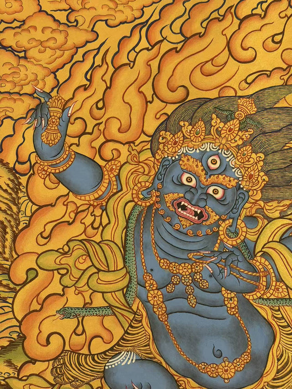 Vajrapani Masterpiece Thangka - Art Of Tibet