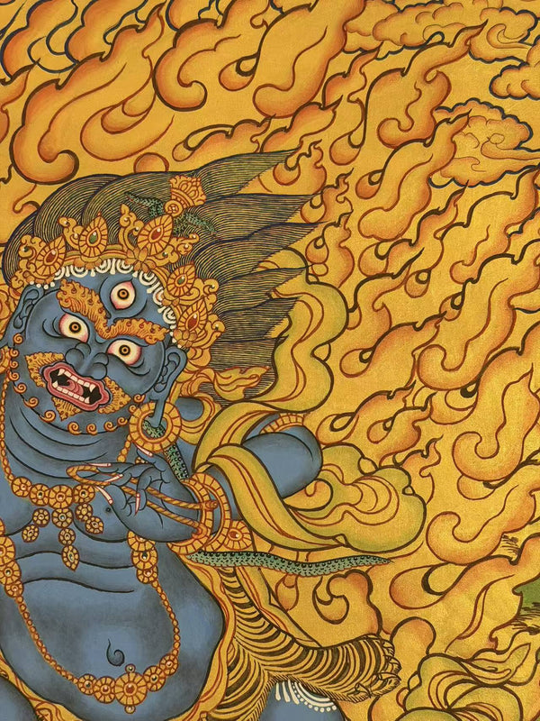 Vajrapani Masterpiece Thangka - Art Of Tibet
