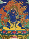 Vajrapani Thangka - Silk Framed - Art Of Tibet