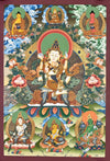 Vajrasattva Consort Thangka - Art Of Tibet