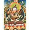 Vajrasattva Consort Thangka - Art Of Tibet