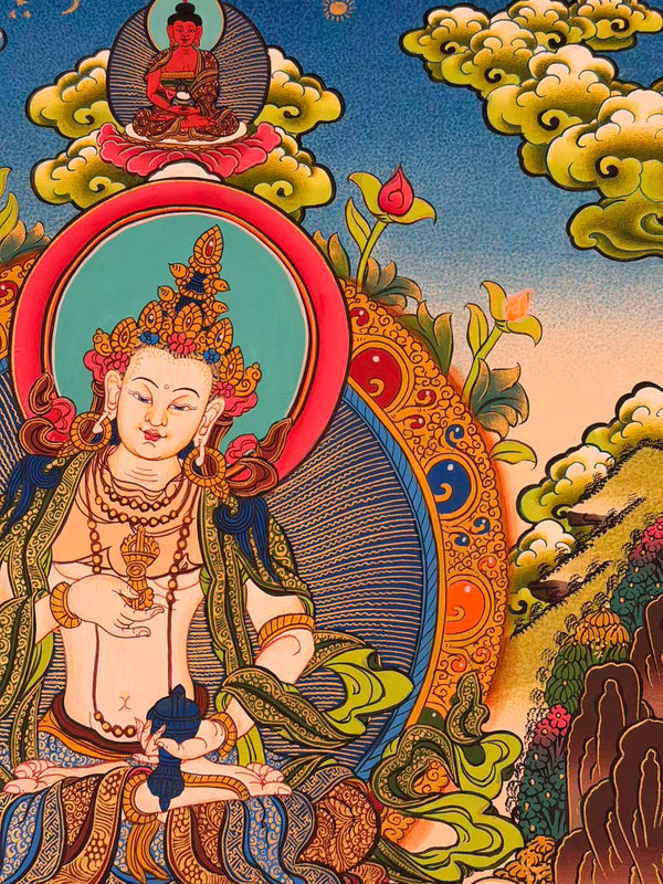 Vajrasattva Thangka - Art Of Tibet