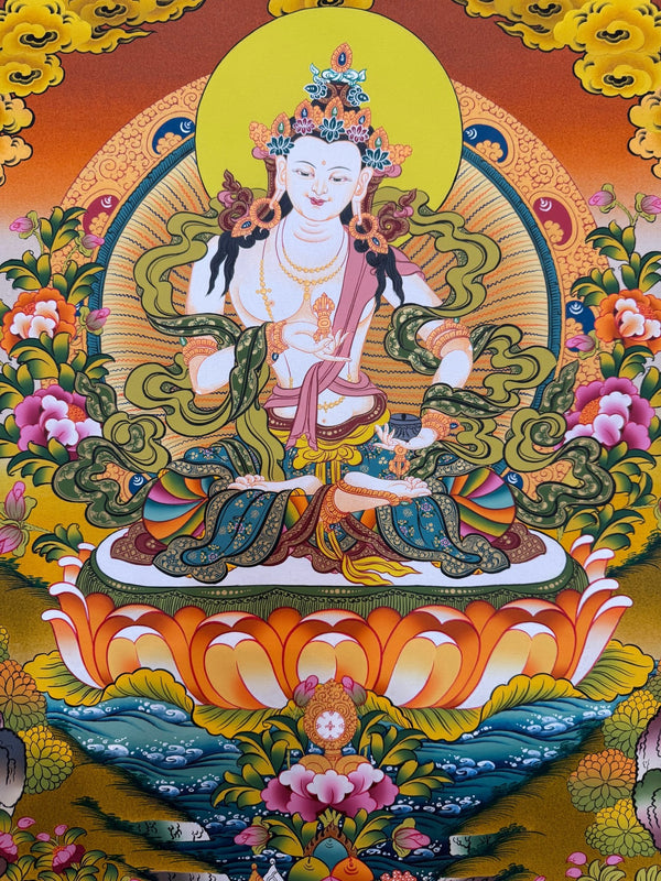 Vajrasattva Thangka - Art Of Tibet