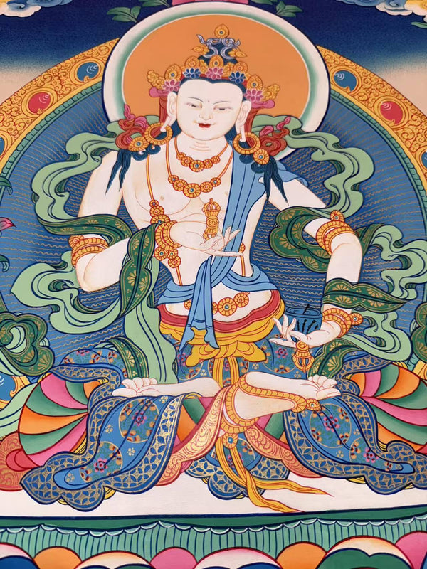 Vajrasattva Thangka - Art Of Tibet