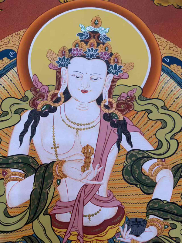Vajrasattva Thangka - Art Of Tibet