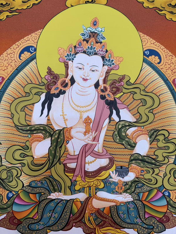 Vajrasattva Thangka - Art Of Tibet