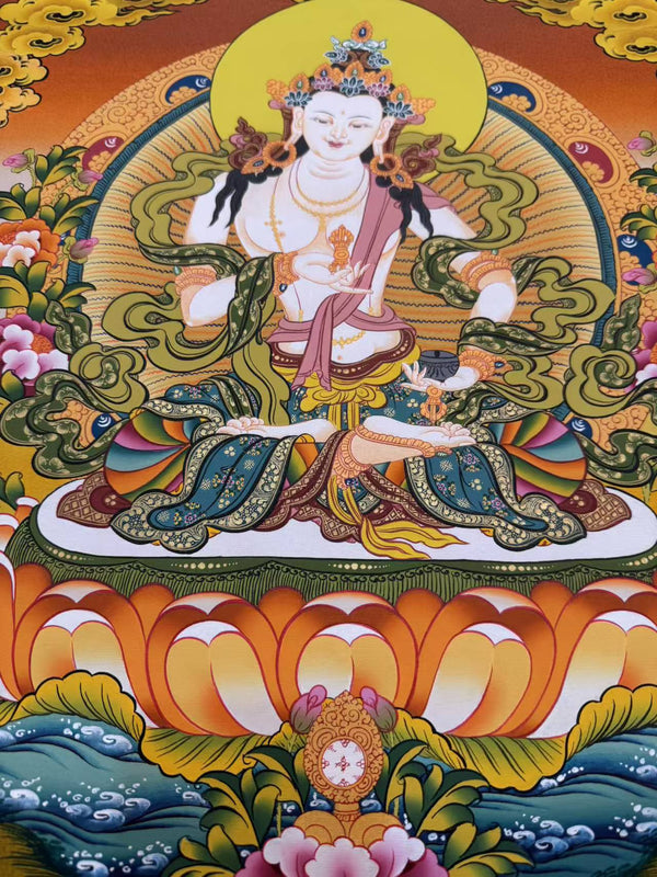 Vajrasattva Thangka - Art Of Tibet