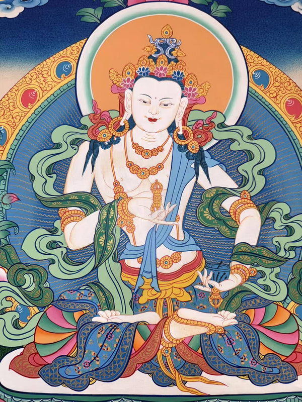 Vajrasattva Thangka - Art Of Tibet