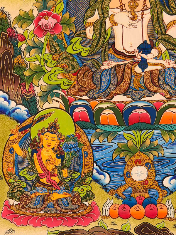 Vajrasattva Thangka - Art Of Tibet