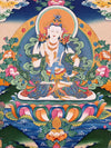 Vajrasattva Thangka - Art Of Tibet