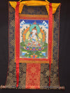 Vajrasattva Thangka - Silk Framed - Art Of Tibet