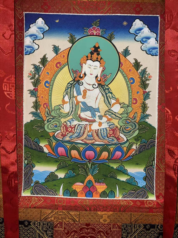 Vajrasattva Thangka - Silk Framed - Art Of Tibet