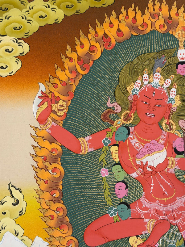Vajravarahi / Dorje Phagmo Thangka Painting - Art Of Tibet