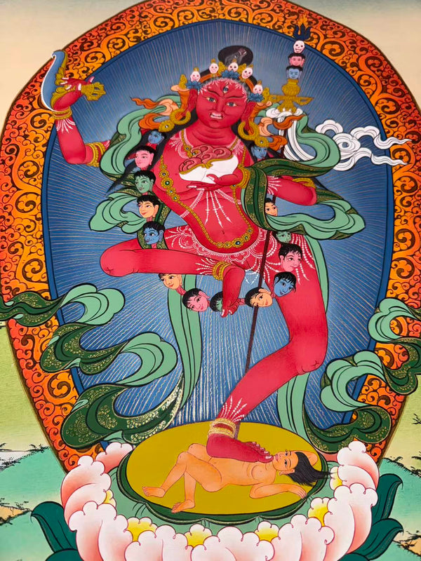 Vajravarahi / Dorje Phagmo Thangka Painting - Art Of Tibet