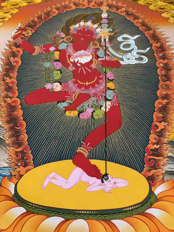 Vajravarahi / Dorje Phagmo Thangka Painting - Art Of Tibet