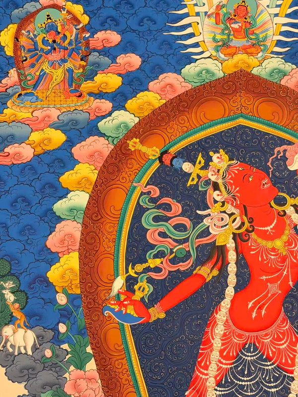 Vajrayogini Tibetan Thangka Painting - Art Of Tibet