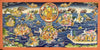 Water Buddha with 16 Arhats Large Thangka - Art Of Tibet